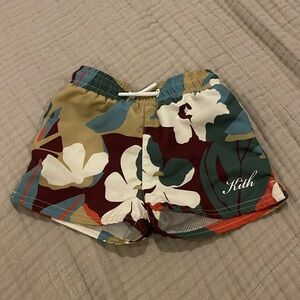 Kith Kids baby lined swim trunks